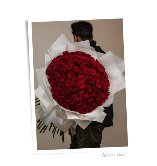Premium Red rose bouquet